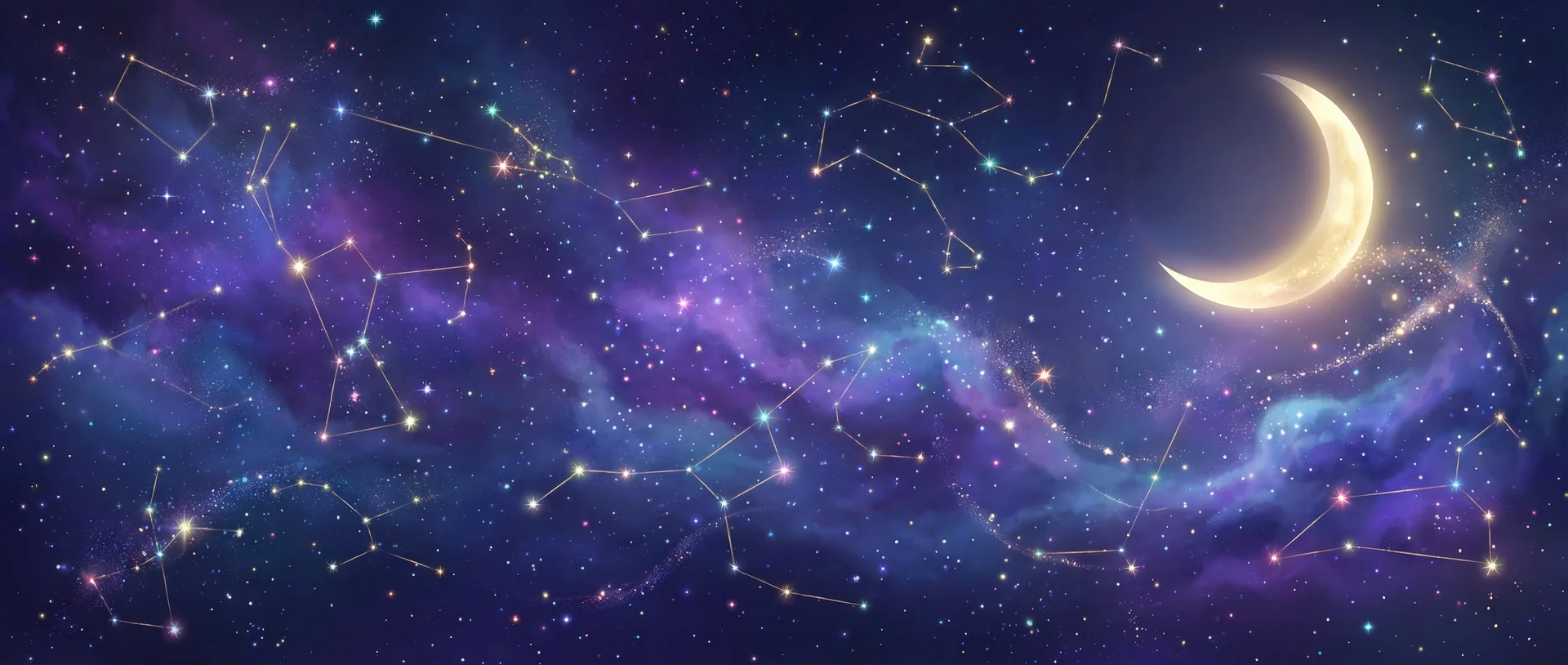 星空背景 - AI人脸替换忘忧草迪丽热巴 | 每日星座运势与塔罗占卜